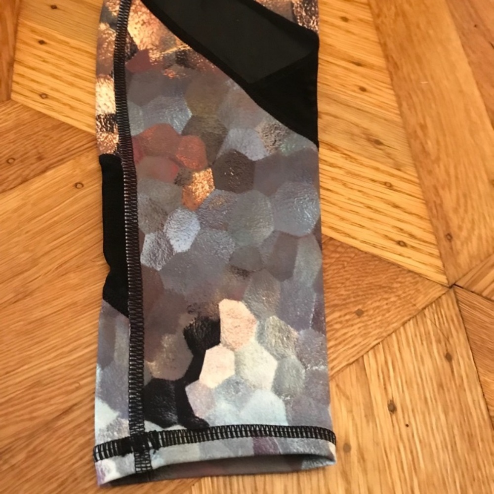Unique Athleta Copper Patchwork Leggings - image 3